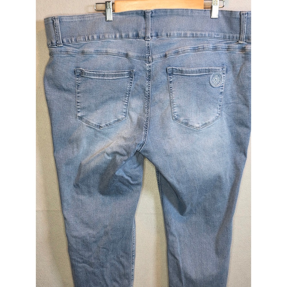 Laurie Felt Silky Denim Curve Ankle Skinny Jeans Light Wash 2XP Comfort Waist - Picture 12 of 15